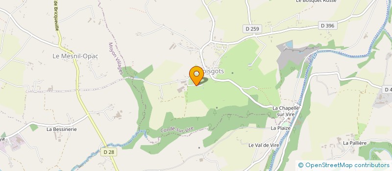 localisation de l'entreprise LAFOSSE  CONDE-SUR-VIRE