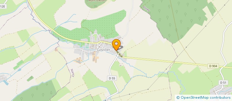 localisation de l'entreprise LAFOSSE FRERES  VAUDEMONT