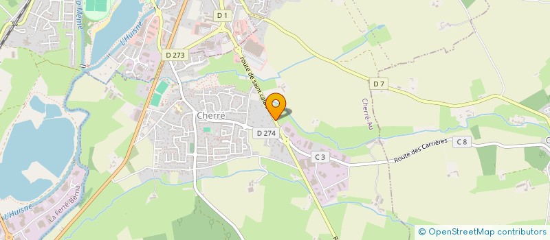 localisation de l'entreprise LAFOT ' O ' LOU  CHERRE-AU