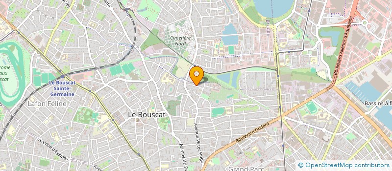 localisation de l'entreprise LAFOURCADE INVESTISSEMENTS à LE BOUSCAT