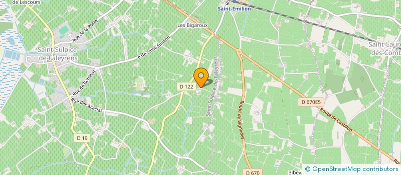 localisation de l'entreprise LAFOURCADE P & VVE LAFOURCADE  SAINT-SULPICE-DE-FALEYRENS