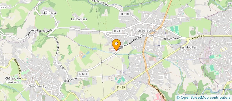 localisation de l'entreprise LAFOY DIEZ MENUISERIE ET ISOLATION à GREZIEU-LA-VARENNE