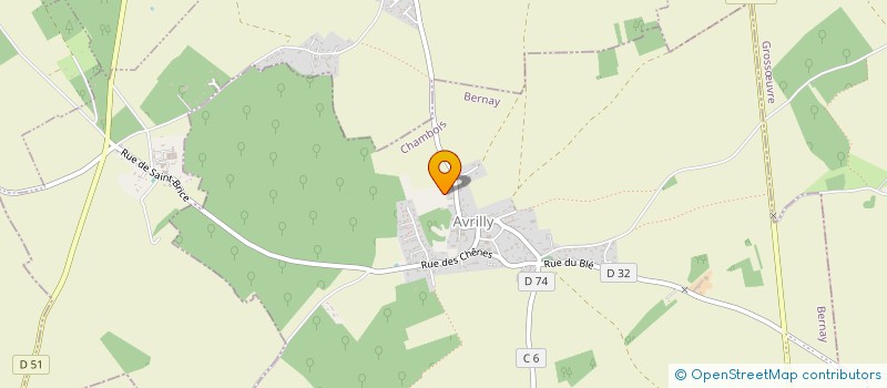 localisation de l'entreprise LAFPA  CHAMBOIS