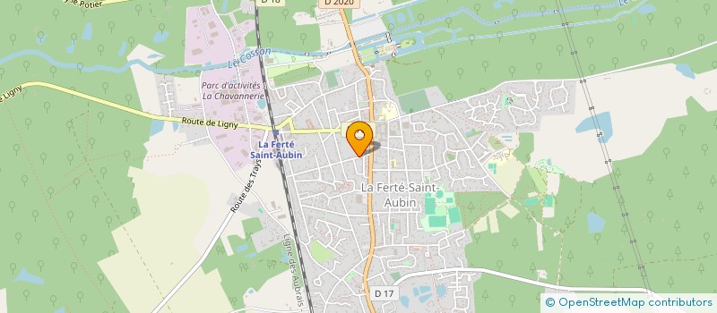 localisation de l'entreprise LAFRAM  LA FERTE-SAINT-AUBIN