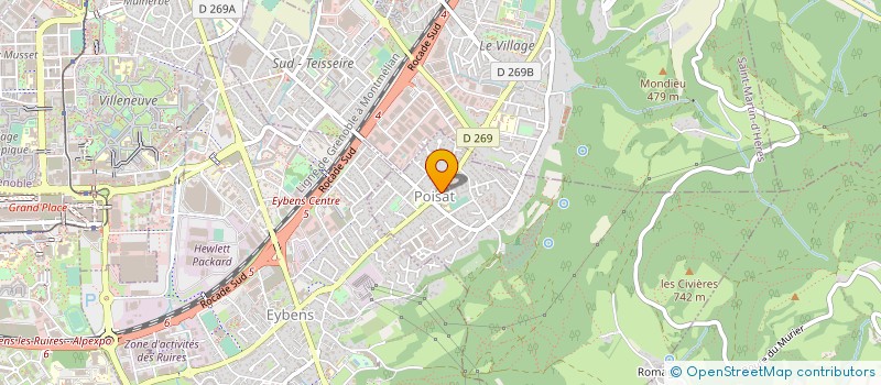 localisation de l'entreprise LAFRANJORE à POISAT