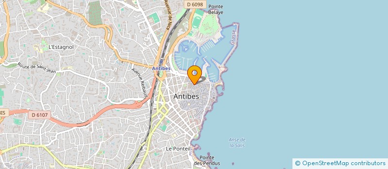 localisation de l'entreprise LAFRENGLISHBOULANGERIE  ANTIBES