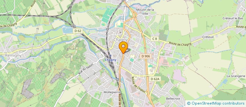 localisation de l'entreprise LAFRER  CHAGNY