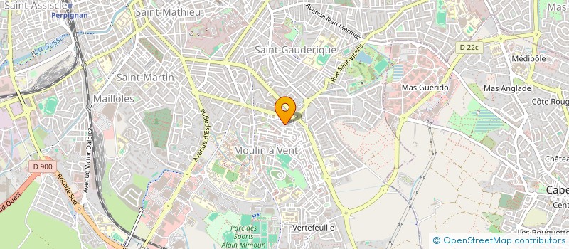 localisation de l'entreprise LAFRINDI BATIMENT 66  PERPIGNAN