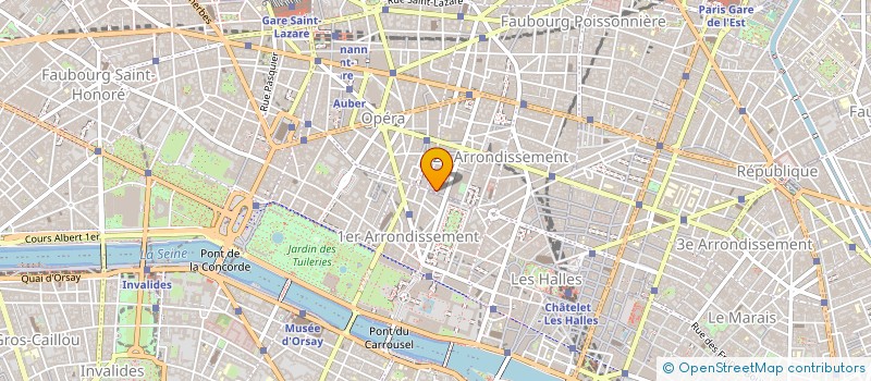 localisation de l'entreprise LAFRONTIERE MANAGEMENT à PARIS