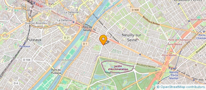 localisation de l'entreprise LAFT S.A.S BEAUTY & CARE DESIGN à NEUILLY-SUR-SEINE