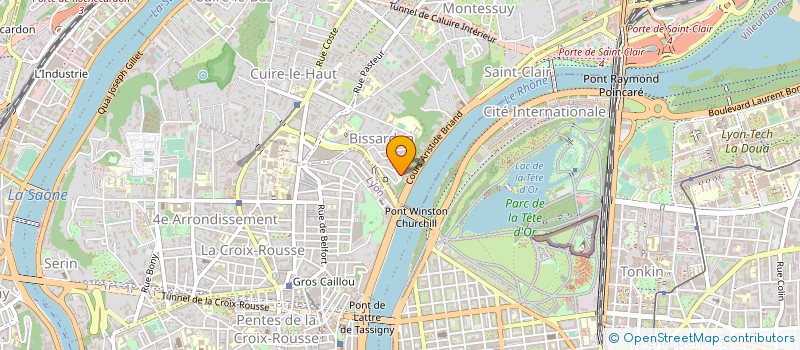 localisation de l'entreprise LAFUT  CALUIRE-ET-CUIRE