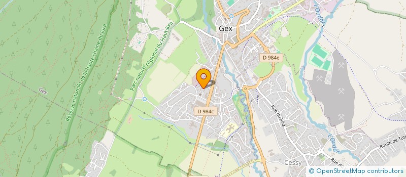 localisation de l'entreprise LAFYA  GEX