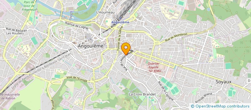 localisation de l'entreprise LAFZHAN à ANGOULEME