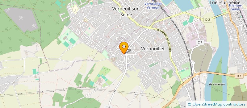localisation de l'entreprise LAG & CO à VERNOUILLET