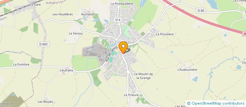 localisation de l'entreprise LAG IMMO  AUBIGNY-LES CLOUZEAUX