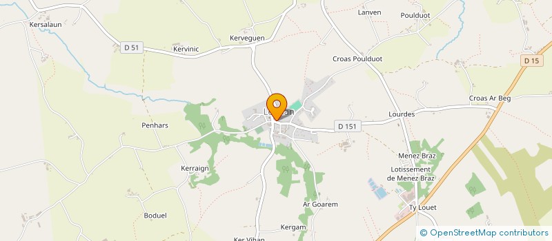 localisation de l'entreprise LAGA MARTIAL  LEUHAN