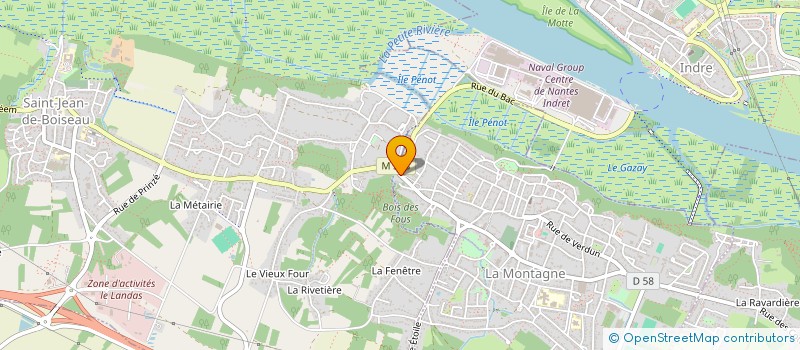 localisation de l'entreprise LAGA TAXI  LA MONTAGNE