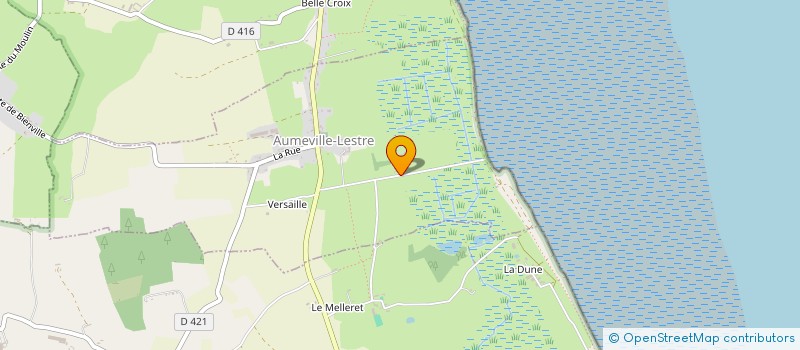 localisation de l'entreprise LAGAD DU  AUMEVILLE-LESTRE