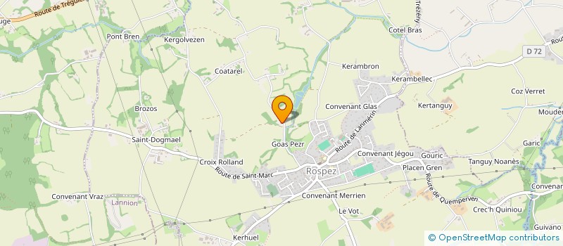 localisation de l'entreprise LAGADU  ROSPEZ