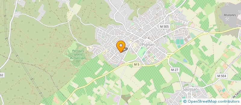 localisation de l'entreprise LAGAILLARDE LETOMBE  PIGNAN