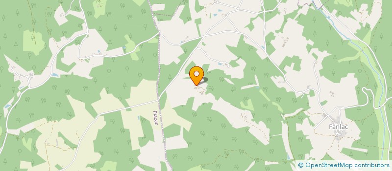localisation de l'entreprise LAGALUBE PHOTOVOLTAIQUE  FANLAC