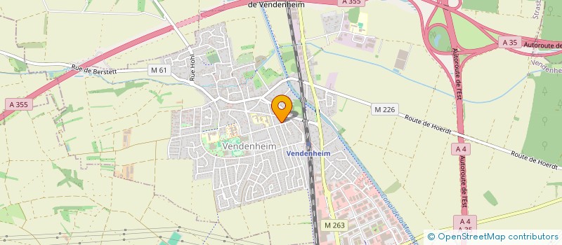 localisation de l'entreprise LAGAP  VENDENHEIM