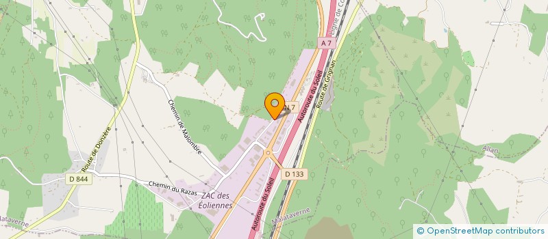 localisation de l'entreprise LAGARDE à MALATAVERNE