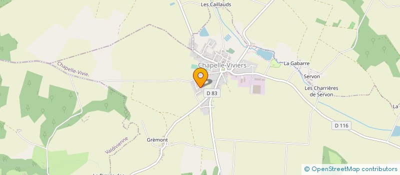 localisation de l'entreprise LAGARDE  CHAPELLE-VIVIERS