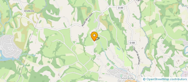 localisation de l'entreprise LAGARDE à SOURAIDE