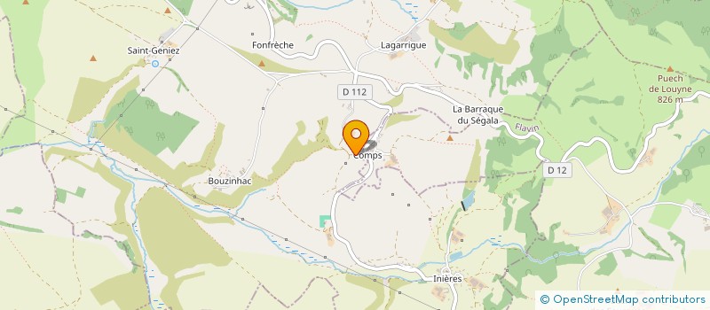 localisation de l'entreprise LAGARDE DE COMPS  SAINTE-RADEGONDE