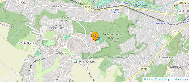 localisation de l'entreprise LAGARDE - GEOURJON  GIF-SUR-YVETTE