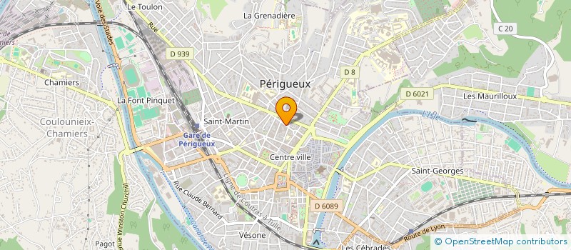 localisation de l'entreprise LAGARDE - MARTINS à PERIGUEUX