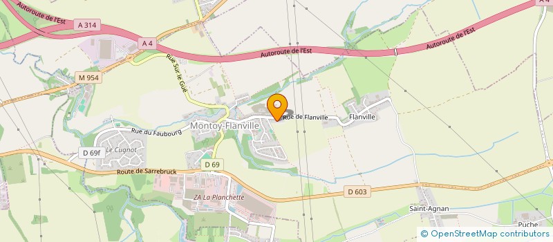 localisation de l'entreprise LAGARDE MERIEUX  METZ