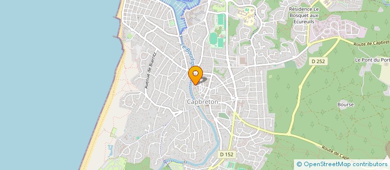 localisation de l'entreprise LAGARDERE à CAPBRETON