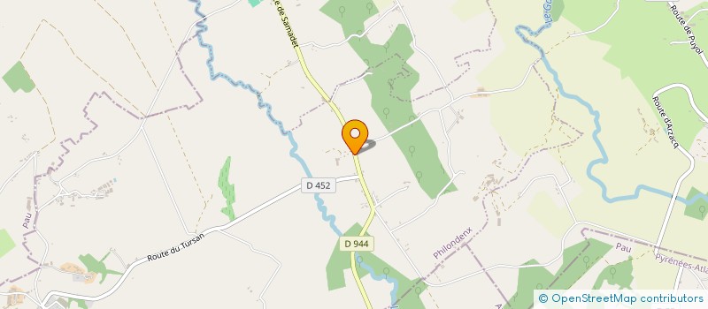 localisation de l'entreprise LAGARDERE  PHILONDENX