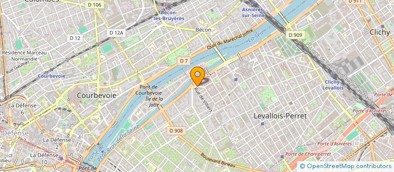 localisation de l'entreprise LAGARDERE ACTIVE à LEVALLOIS-PERRET