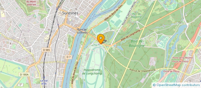 localisation de l'entreprise LAGARDERE SA à PARIS