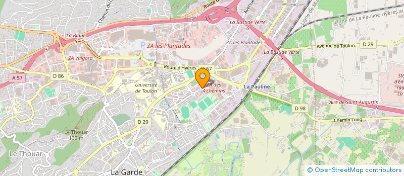 localisation de l'entreprise LAGARDIS à LA GARDE