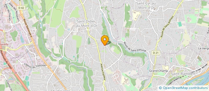 localisation de l'entreprise LAGARINO  SAINT-DIDIER-AU-MONT-D'OR