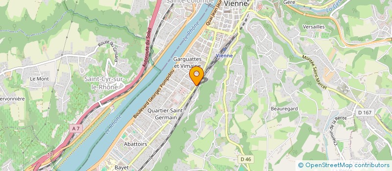 localisation de l'entreprise LAGARTHA à VIENNE