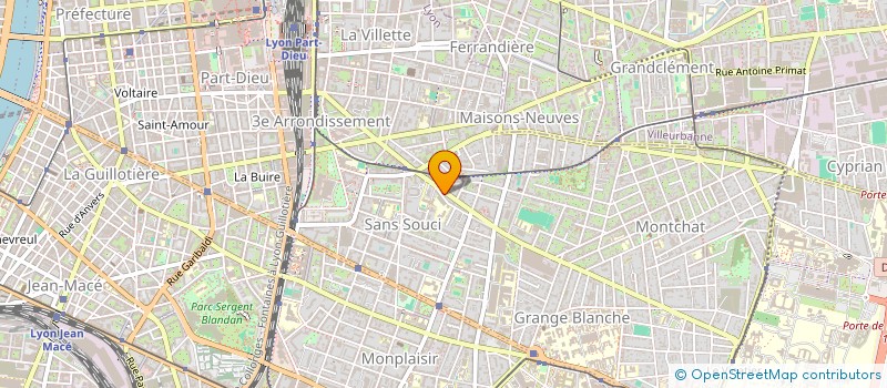 localisation de l'entreprise LAGE  LYON