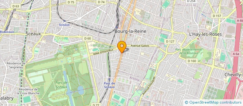 localisation de l'entreprise LAGEANS à SCEAUX