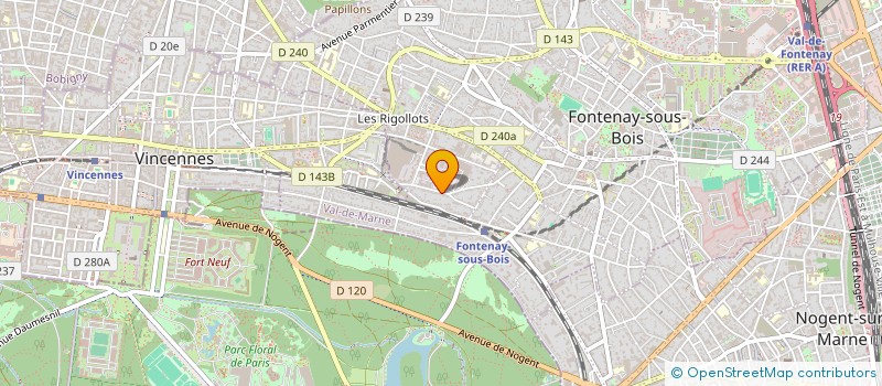localisation de l'entreprise LAGECOM IMMO EST à FONTENAY-SOUS-BOIS