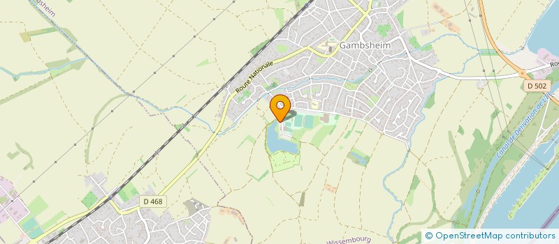 localisation de l'entreprise LAGEDENET  GAMBSHEIM