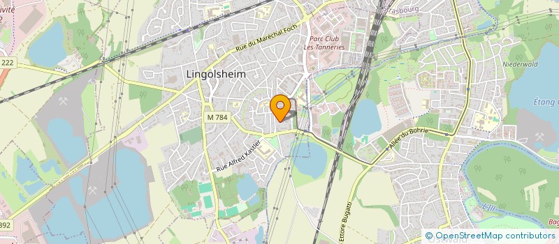 localisation de l'entreprise LAGEL  LINGOLSHEIM