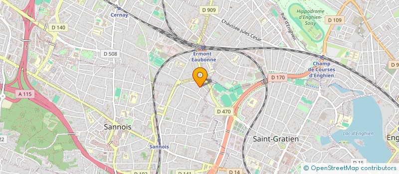 localisation de l'entreprise LAGEOIS  SANNOIS