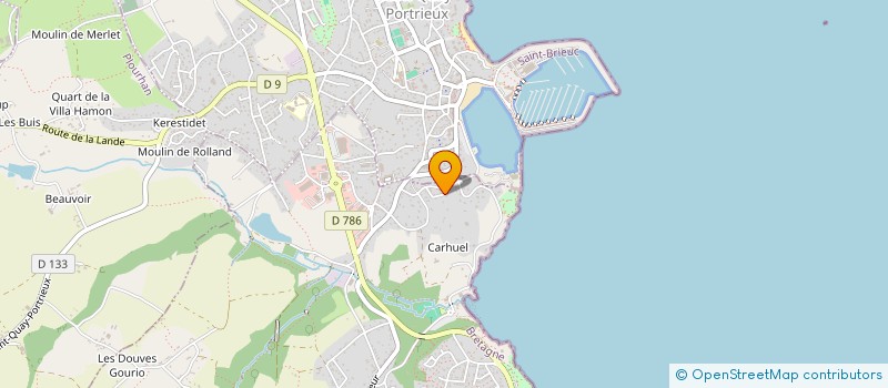 localisation de l'entreprise LAGERNIO à BINIC-ETABLES-SUR-MER