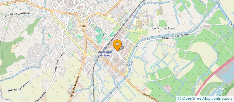 localisation de l'entreprise LAGESSE à MANOSQUE