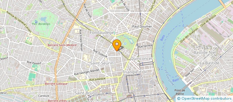 localisation de l'entreprise LAGET & ASSOCIES  BORDEAUX