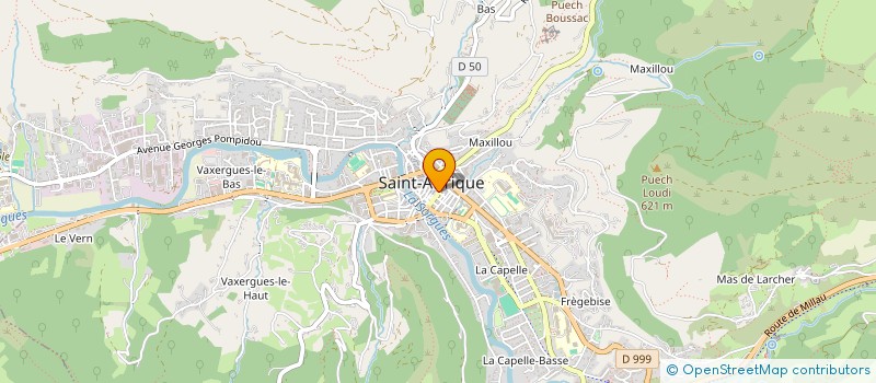 localisation de l'entreprise LAGI  SAINT-AFFRIQUE